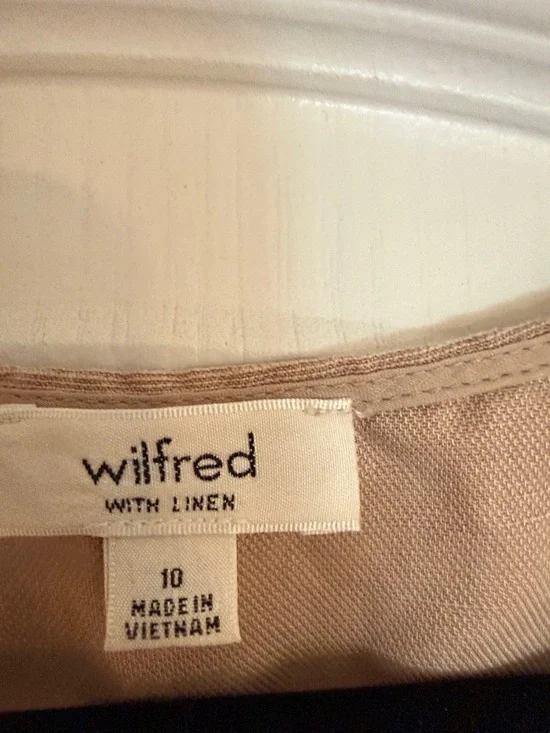 Aritzia Neutral Tan Wrap Jumpsuit with Tie Waist - Picture 2 of 2